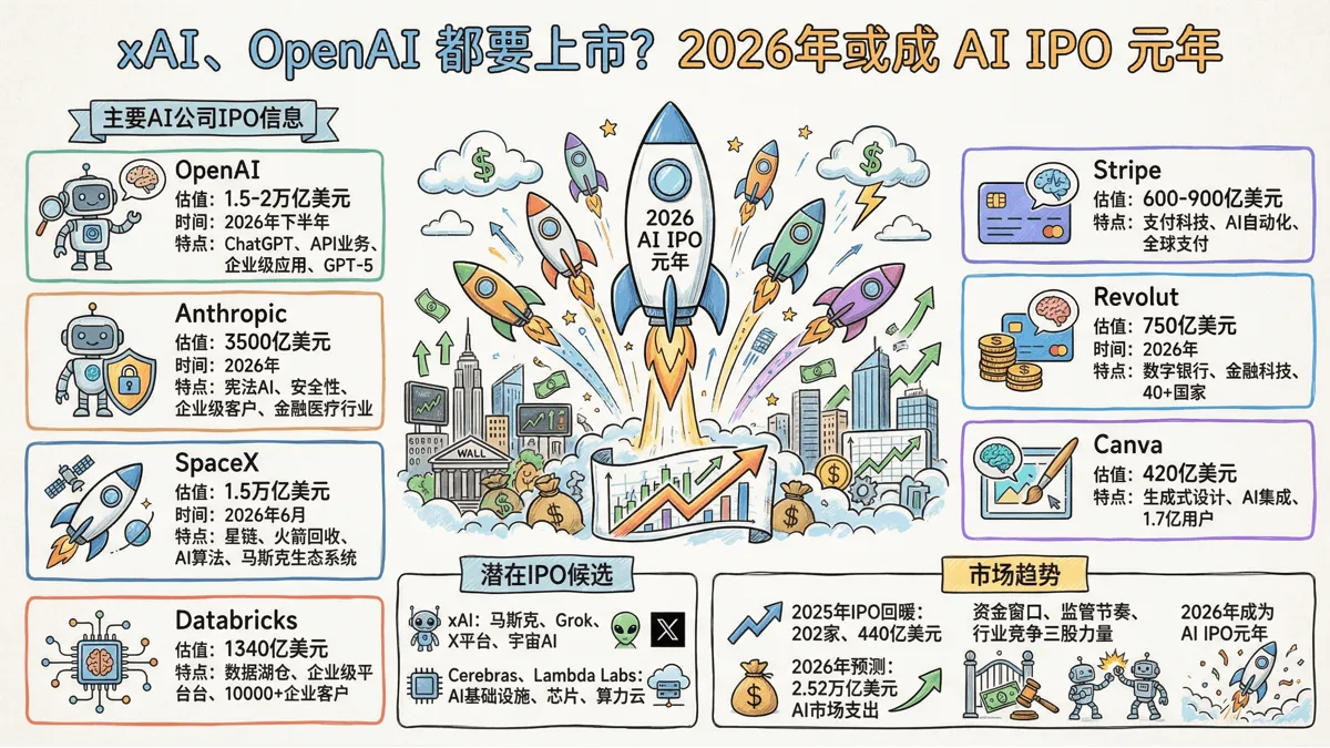 Are xAI and OpenAI going public? 2026 may be the year of AI IPOs
